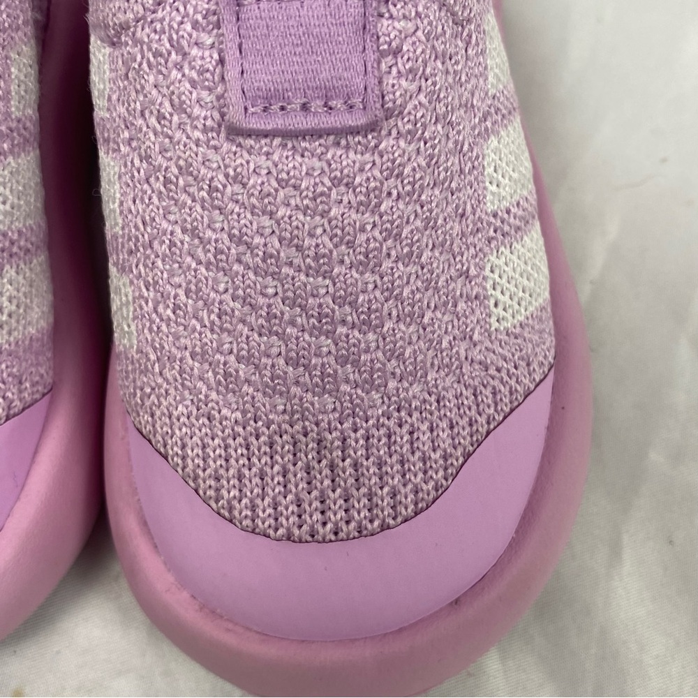 Adidas Baby Girl Kids Pink Slip-On Sneakers Size 5K - Picture 13 of 16